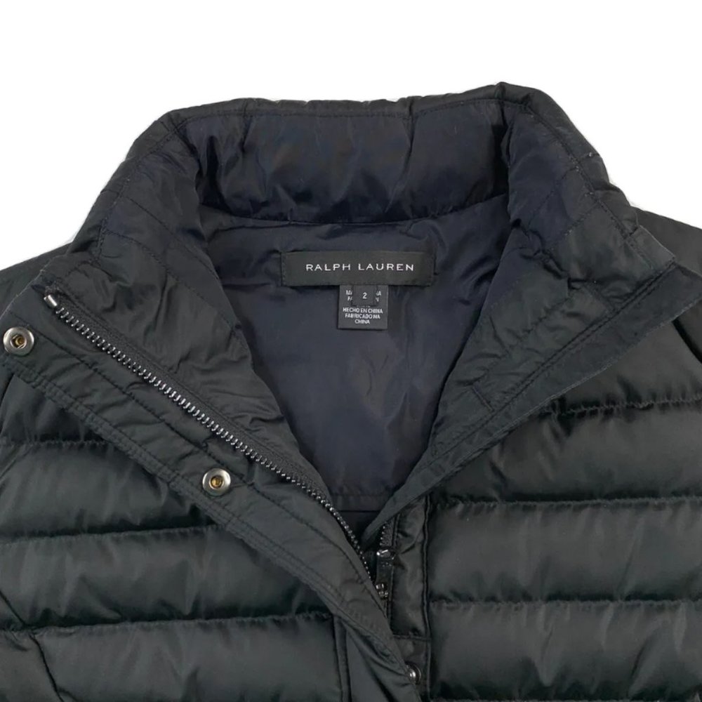 Ralph Lauren Black Label Box Quilted Goose Down Puffer Coat